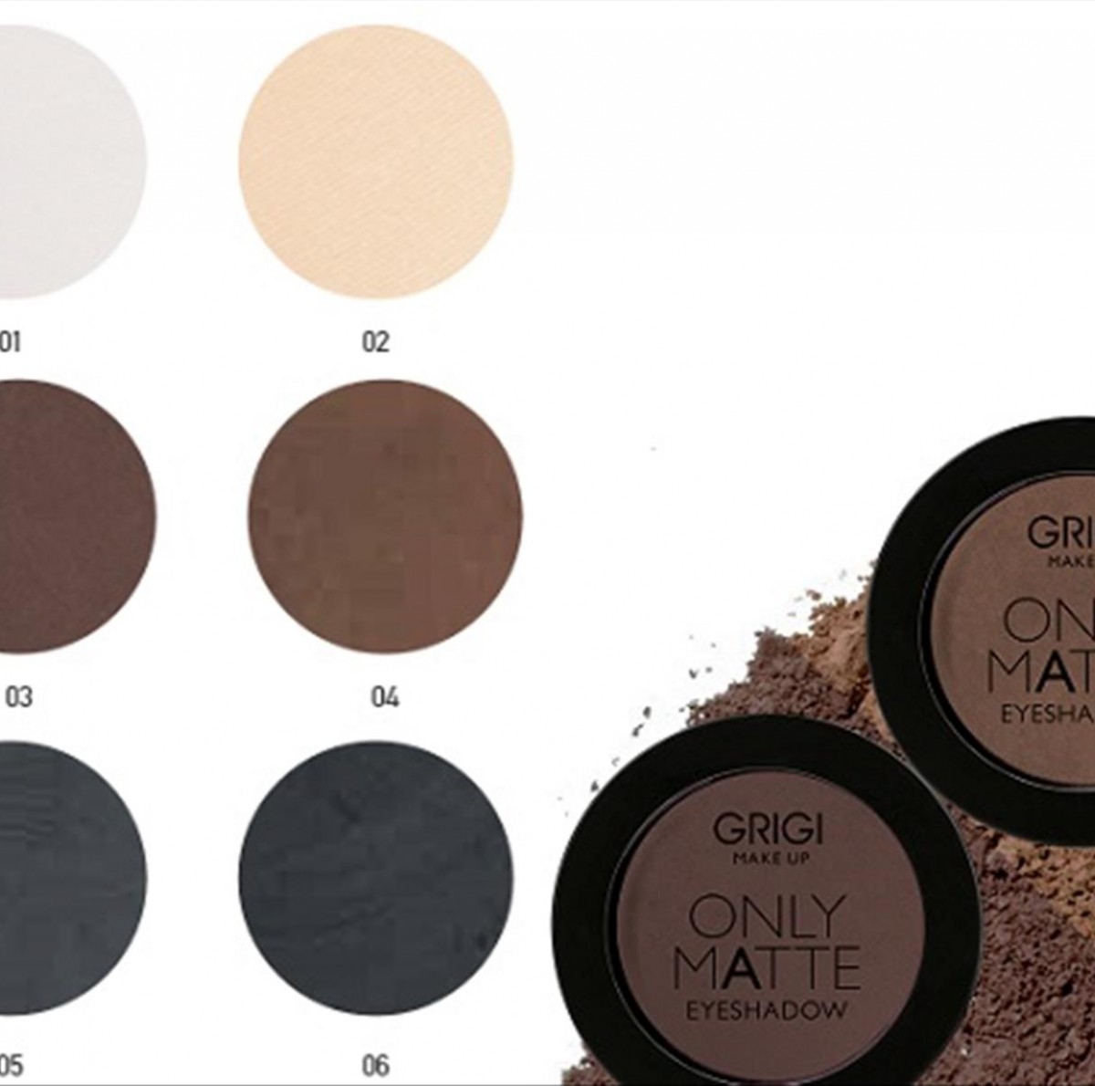 Grigi Σκιά Only Matte Eye Shadow