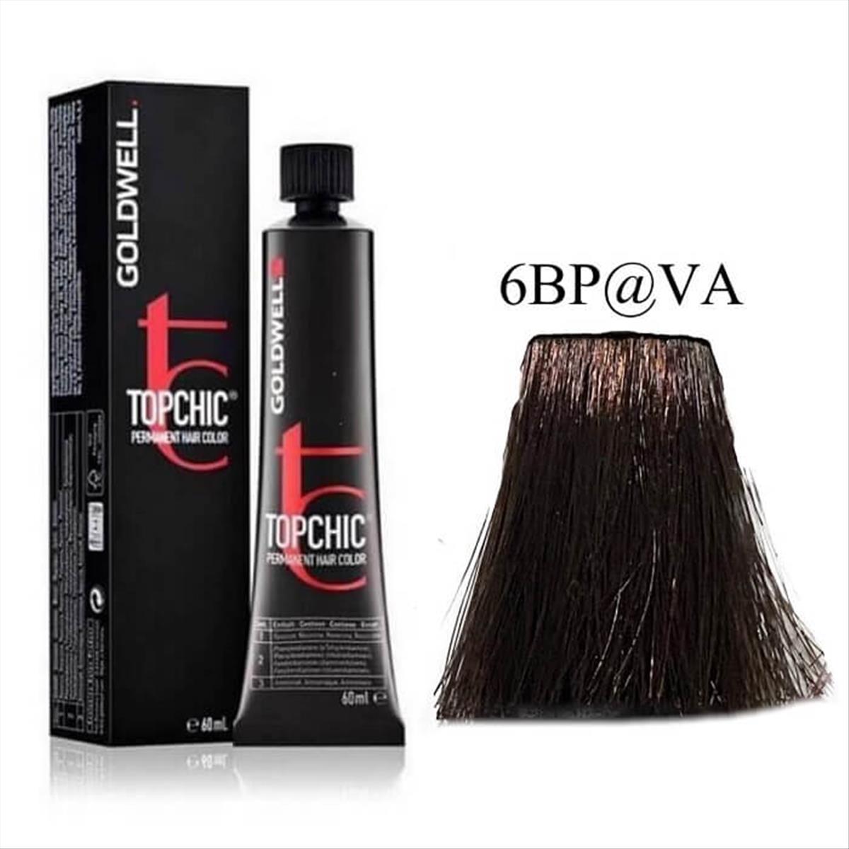 Goldwell Topchic Permanent Hair Color 6BP@VA 60ml