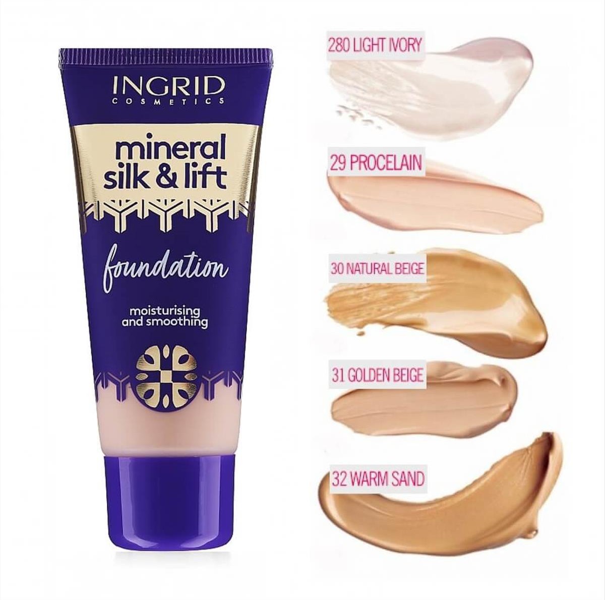 Ingrid Mineral Silk & Lift Foundation 30ml