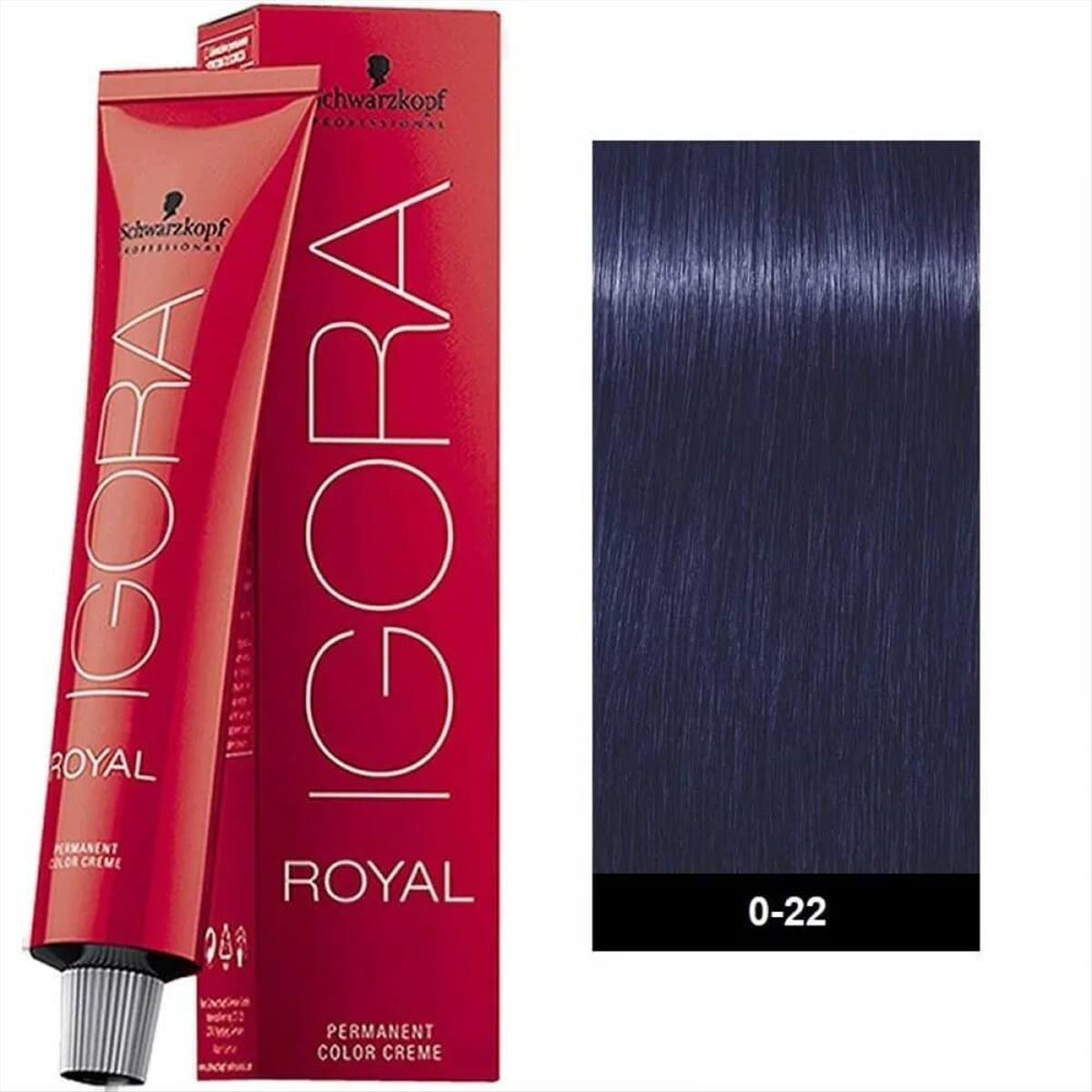 Βαφή Schwarzkopf Igora Royal 0-22 Αντί- Πορτοκαλί Μίξτον 60ml