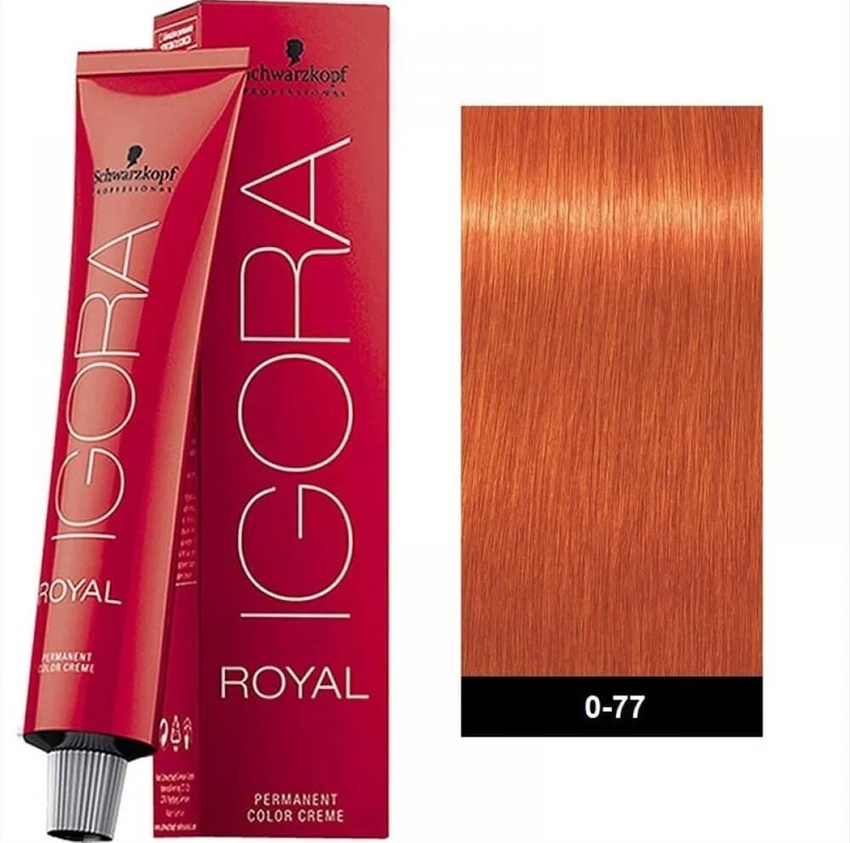 Βαφή Schwarzkopf Igora Royal 0-77 Χάλκινο Μίξτον 60ml