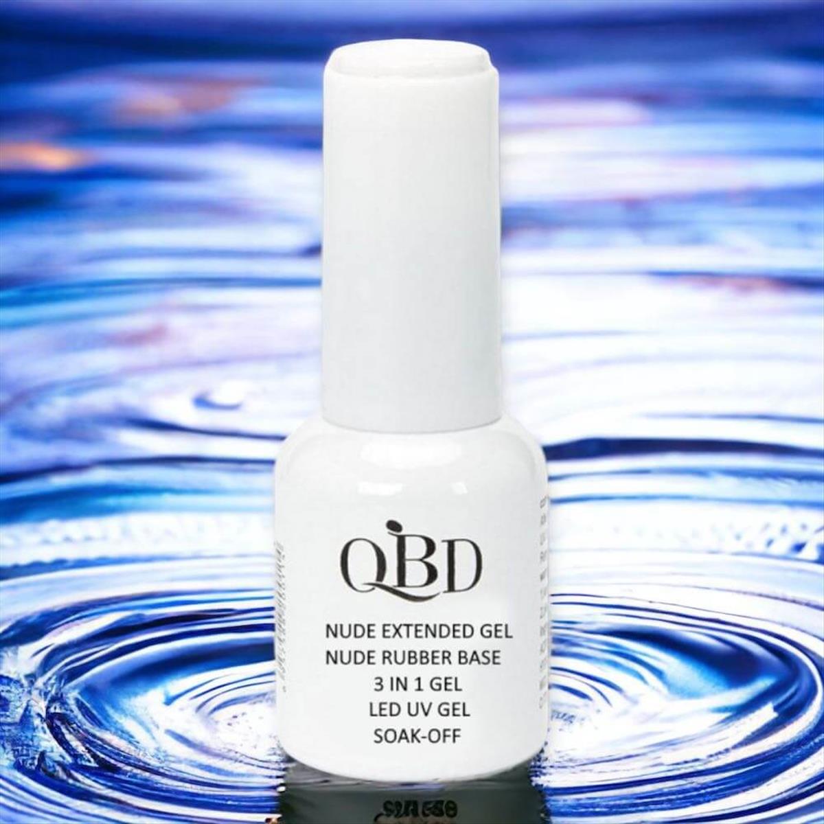 QBD Gel Uv/Led 3 in 1 Nude Extended Gel Rubber Base 12ml