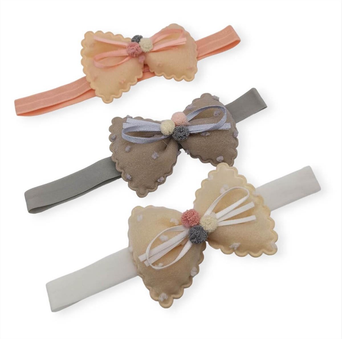 Children's Ribbon with Bow Princess Grey