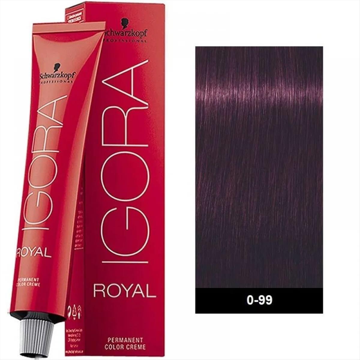 Βαφή Schwarzkopf Igora Royal 0-99 Βιολέ Μίξτον 60ml