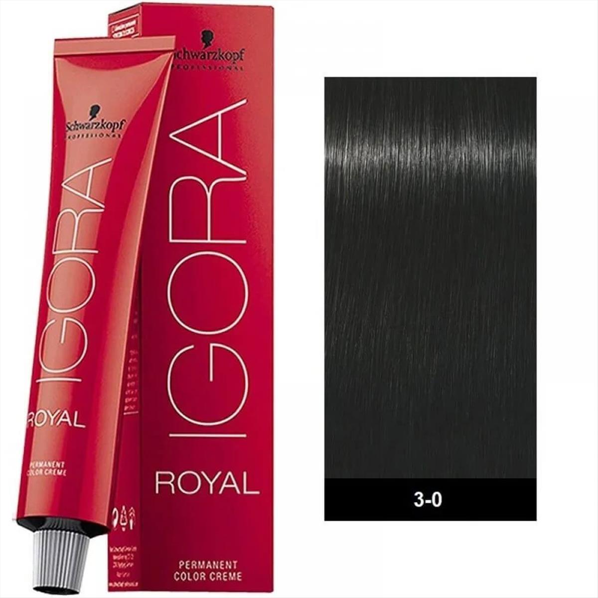 Βαφή Schwarzkopf Igora Royal 3-0 Καστανό Σκούρο 60ml