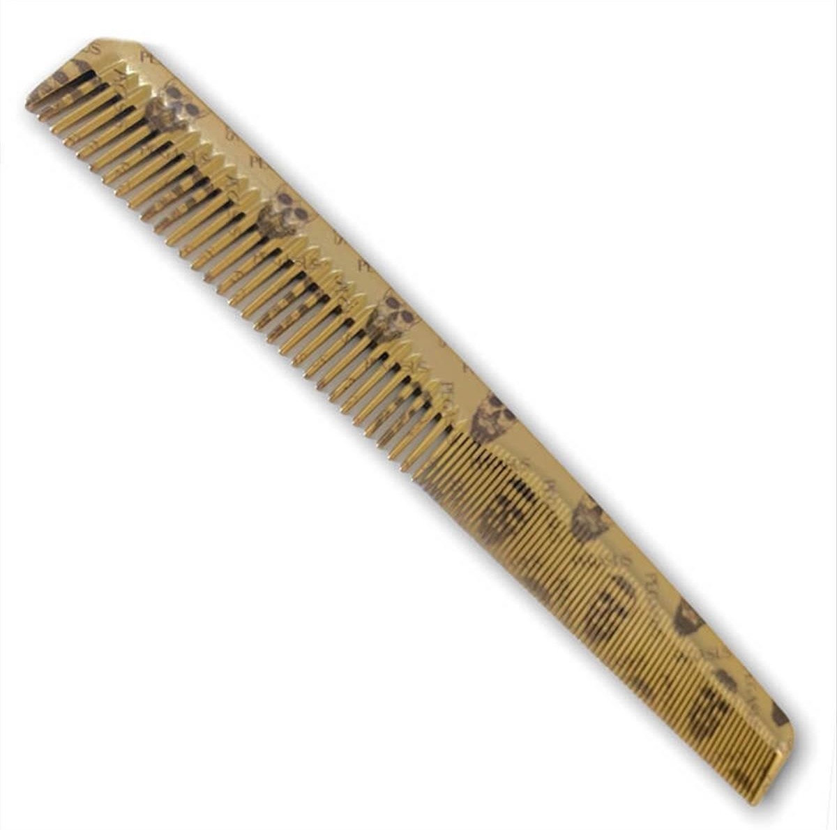 Hair Comb Barber Pegasus Hard Rubber Skulleto S514A