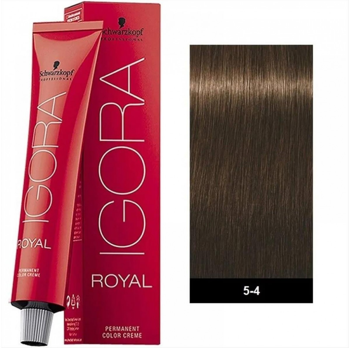 Βαφή Schwarzkopf Igora Royal 5-4 Καστανό Ανοιχτό Μπεζ 60ml