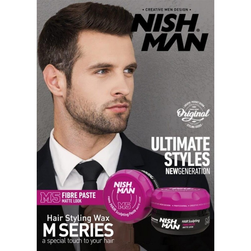 Nishman Κερί Μαλλιών Fibre Sculpt Matte Paste M5 100ml