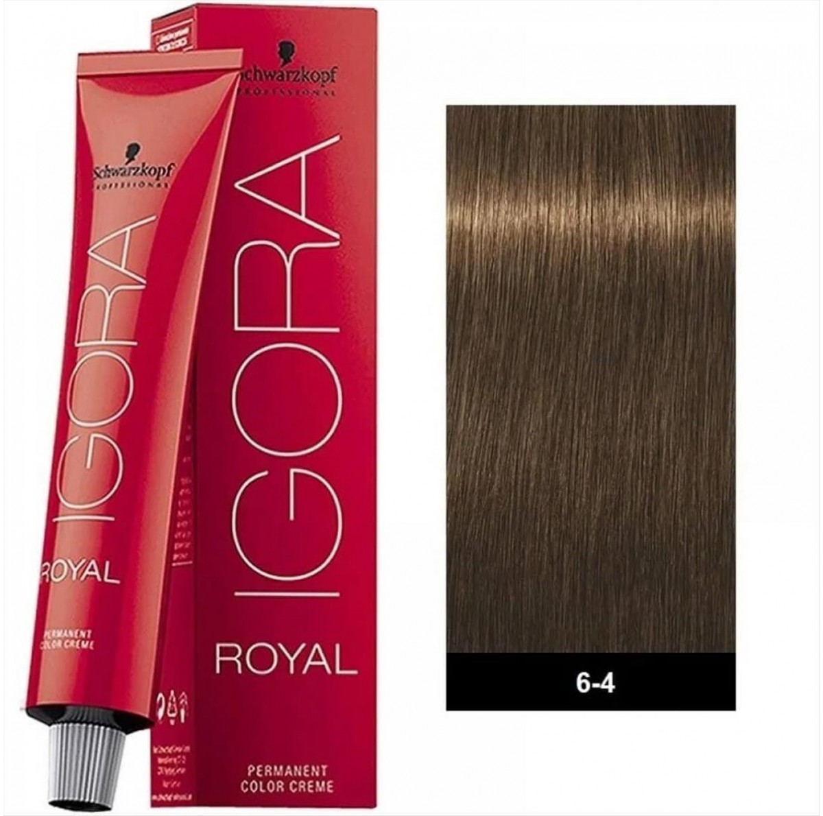 Βαφή Schwarzkopf Igora Royal 6-4 Ξανθό Σκούρο Μπεζ 60ml