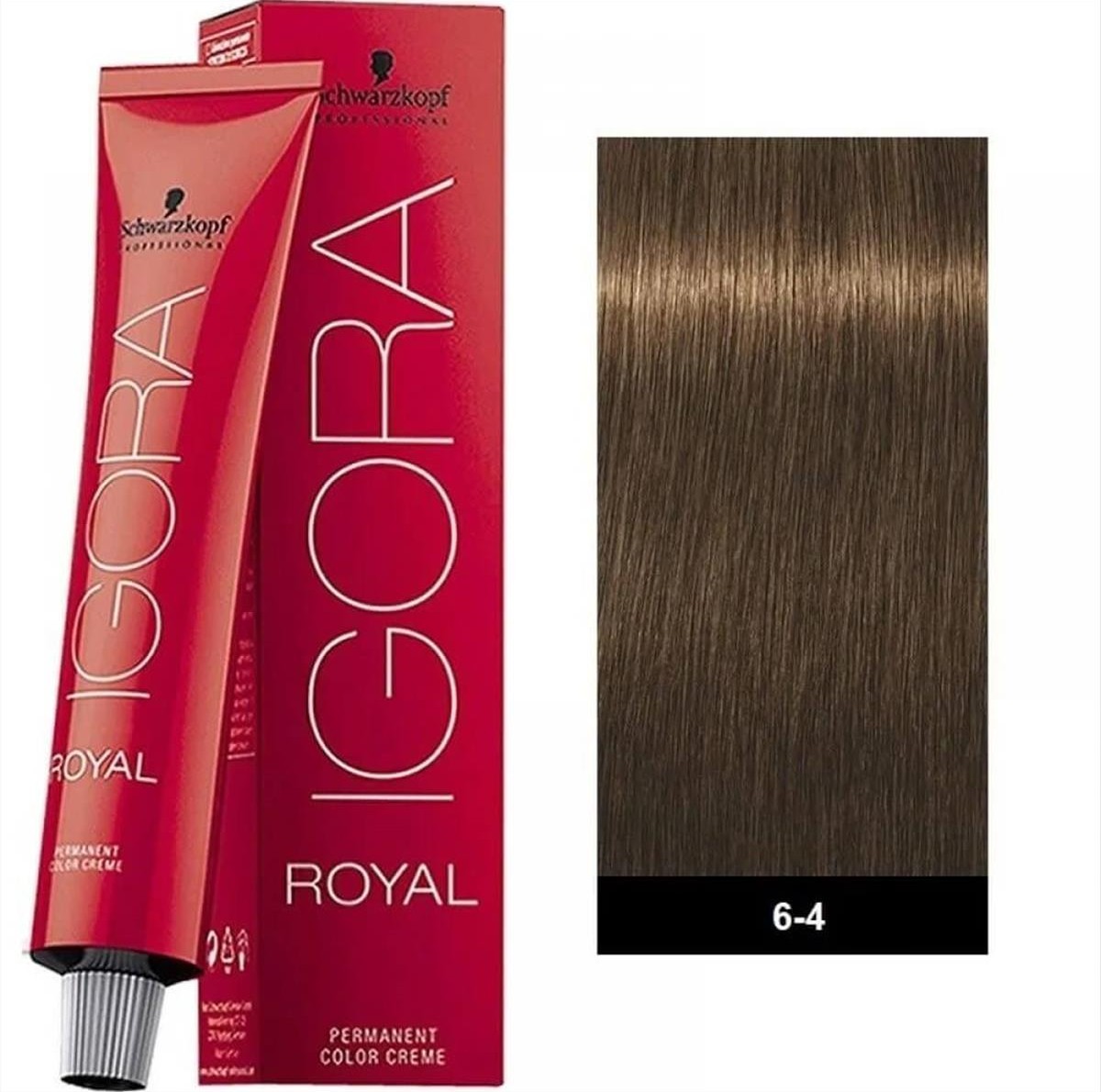 Βαφή Schwarzkopf Igora Royal 6-4 Ξανθό Σκούρο Μπεζ 60ml