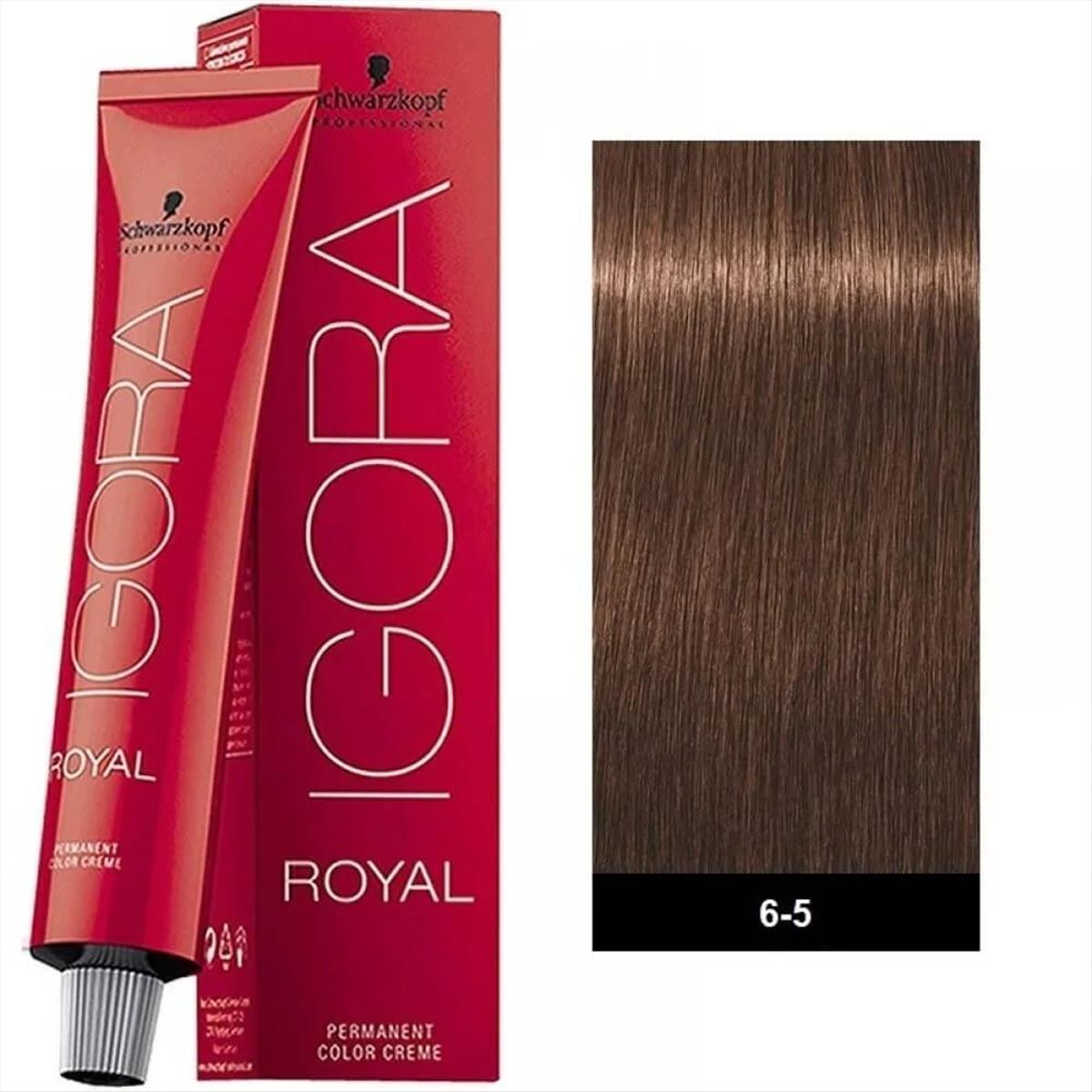 Βαφή Schwarzkopf Igora Royal 6-5 Ξανθό Σκούρο Χρυσό 60ml Βαφή Schwarzkopf Igora Royal 6-5 Ξανθό Σκούρο Χρυσό 60ml