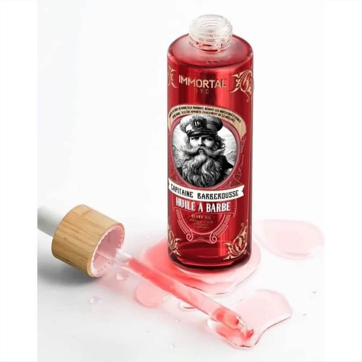 Immortal Capitaine Barberousse Beard Oil 100ml & Χτένα Kit