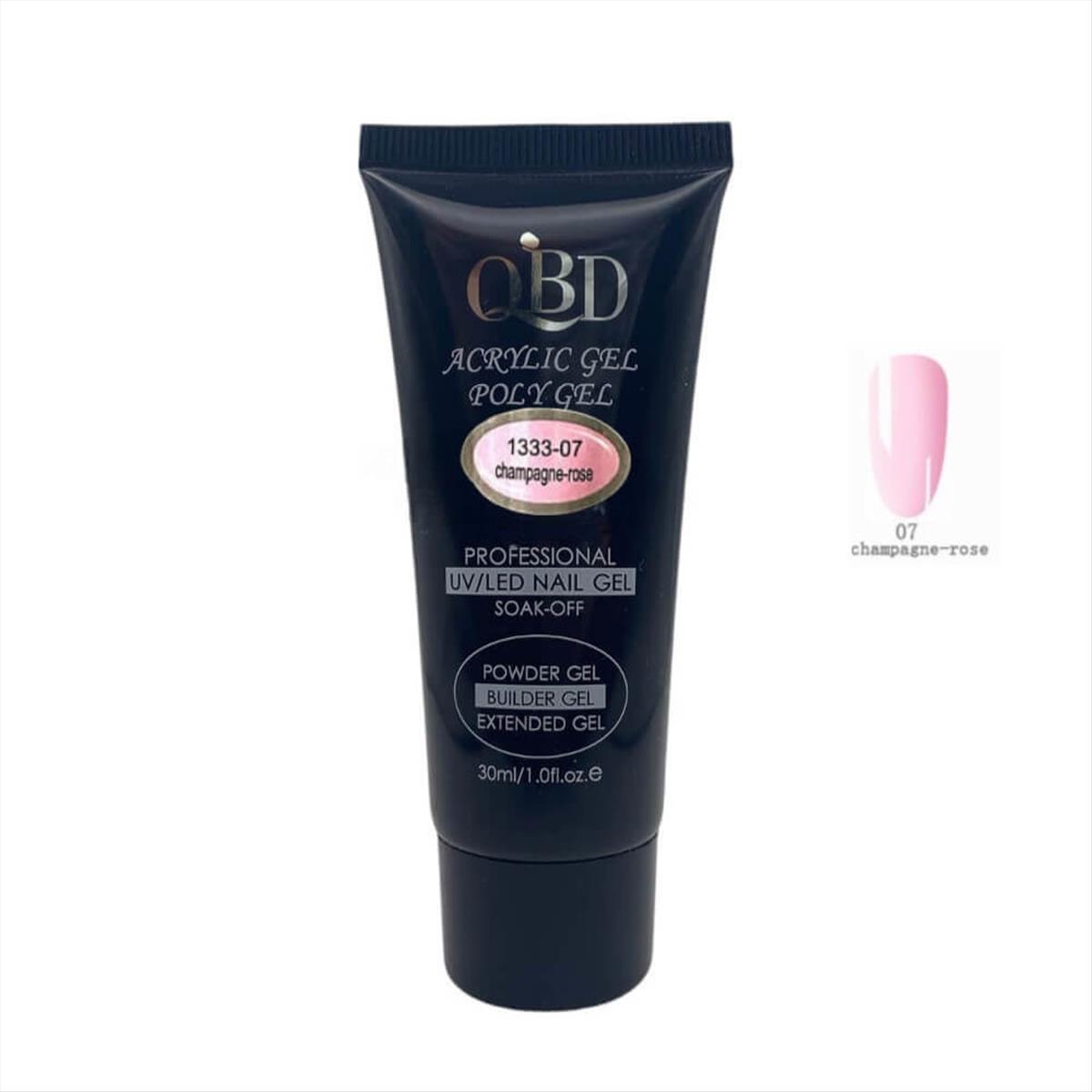 QBD Acrygel Uv/Led Champagne Rose 30ml