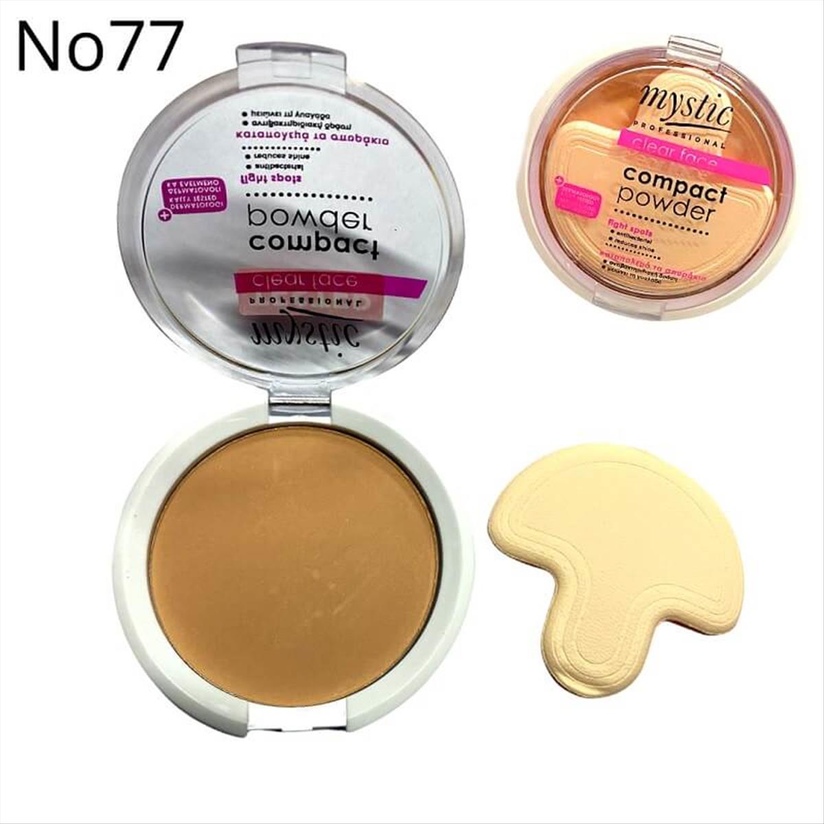 Mystic Clear Face Compact Powder 77 Natural 12gr