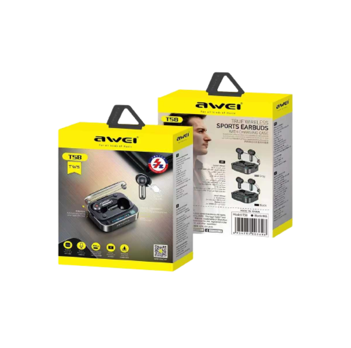 Ασύρματα ακουστικά Bluetooth με θήκη φόρτισης - T58 - Awei - 888766
