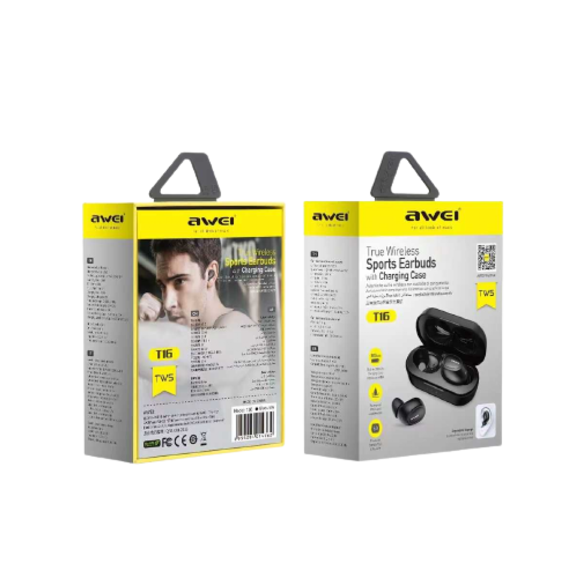 Ασύρματα ακουστικά Bluetooth με θήκη φόρτισης - T16 - Awei - 888902