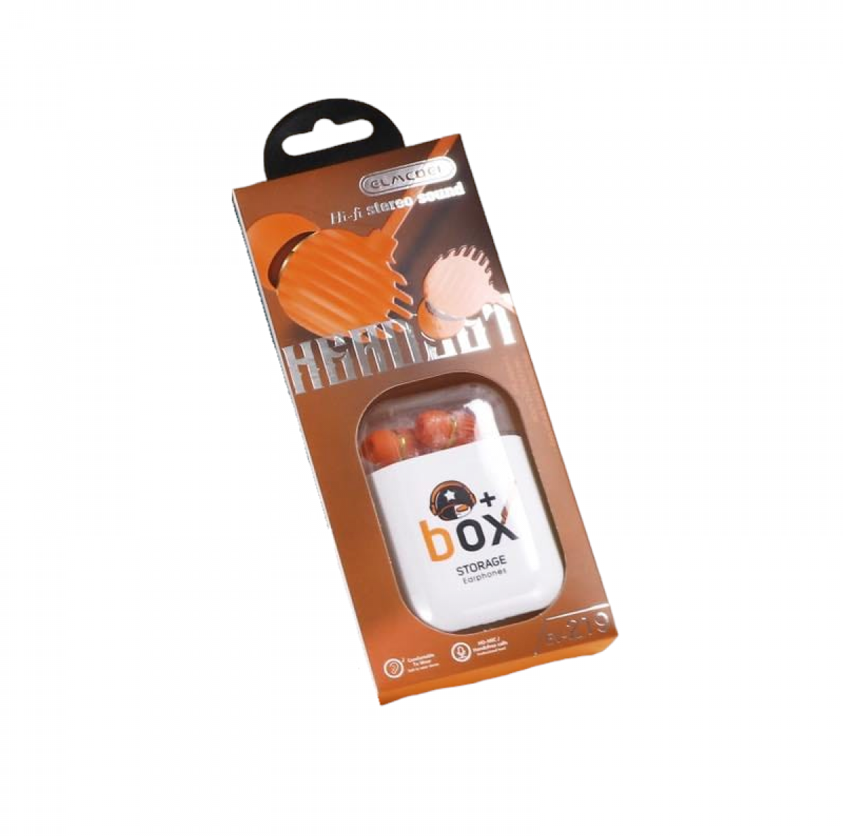 Ενσύρματα ακουστικά - EV-219 - 202555 - Orange