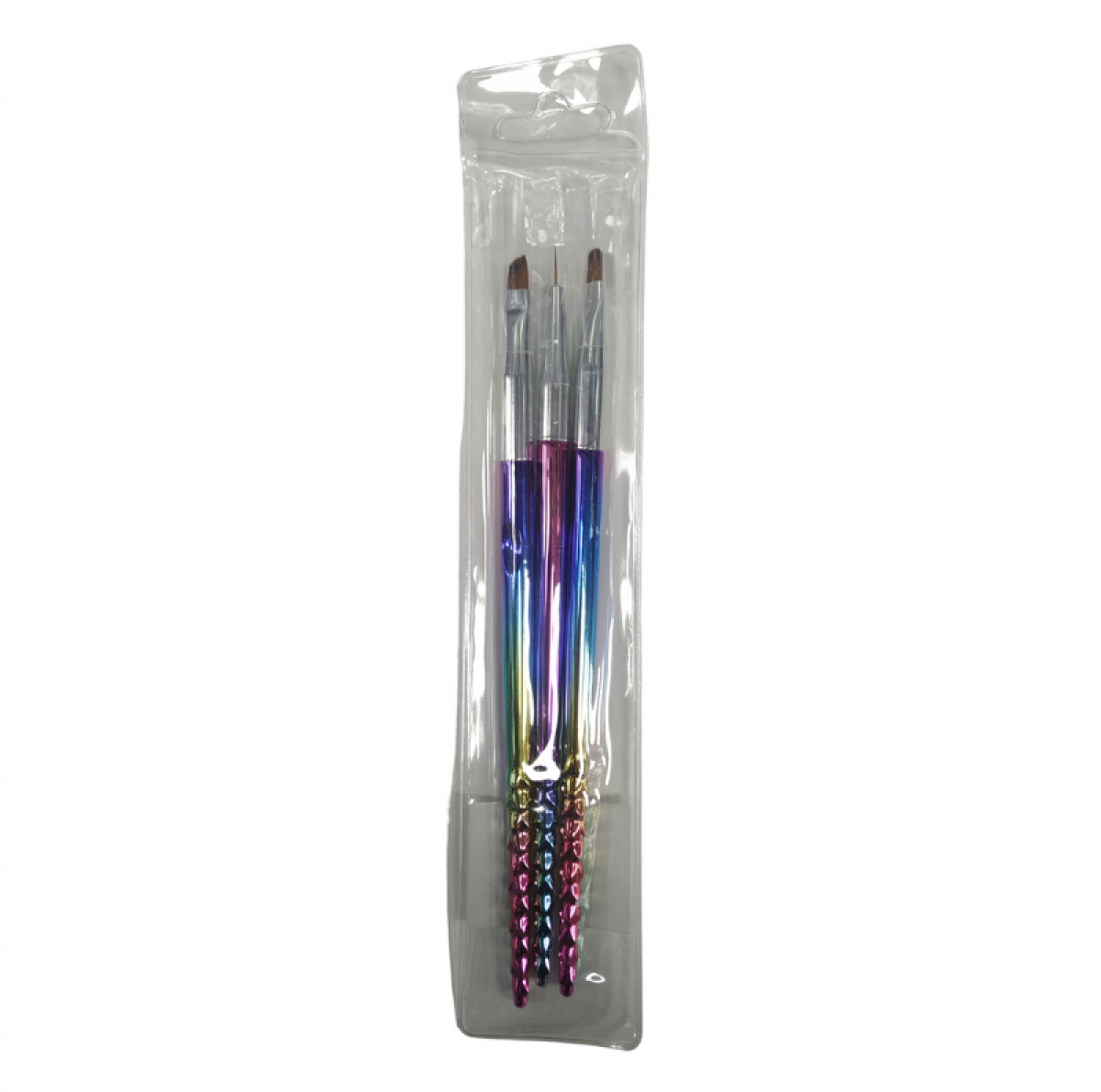 Σετ πινέλα μανικιούρ Nail Art - B105 - 3pcs - 910457