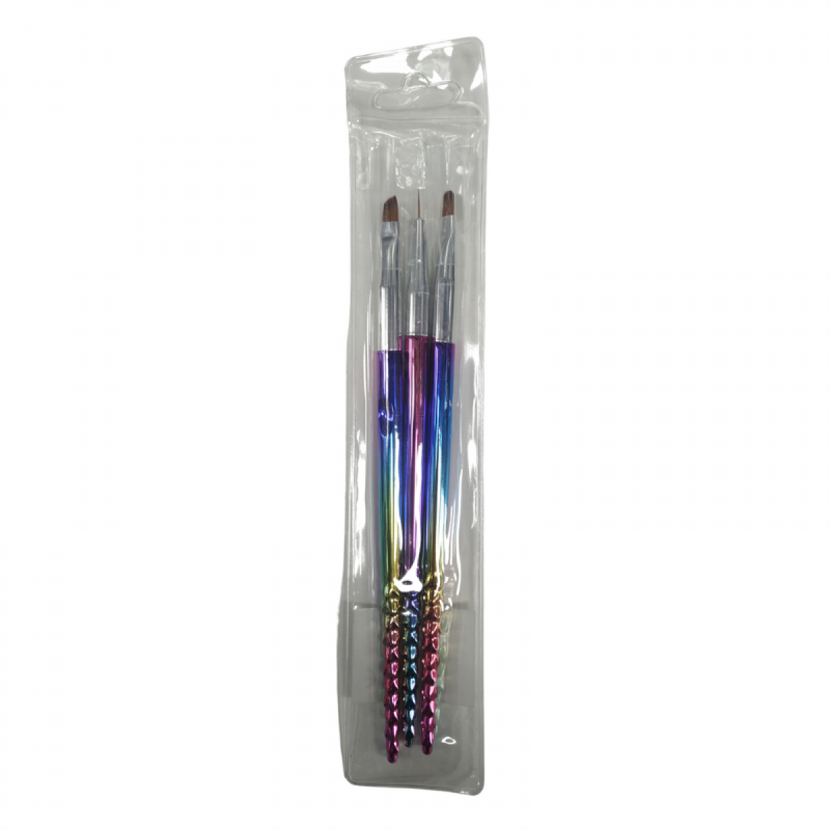 Σετ πινέλα μανικιούρ Nail Art - B105 - 3pcs - 910457