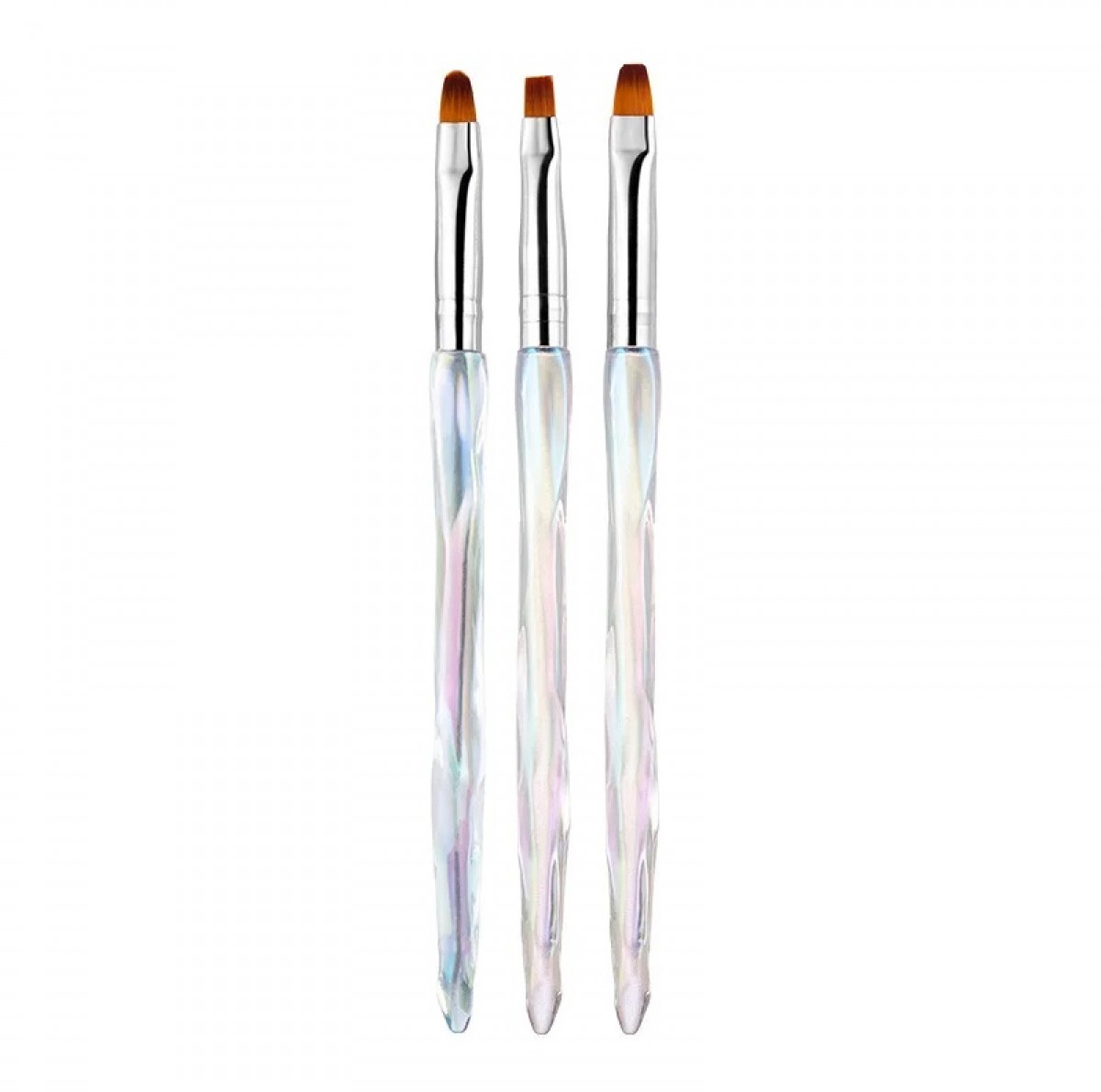 Σετ πινέλα μανικιούρ Nail Art - B111 - 3pcs - 910471